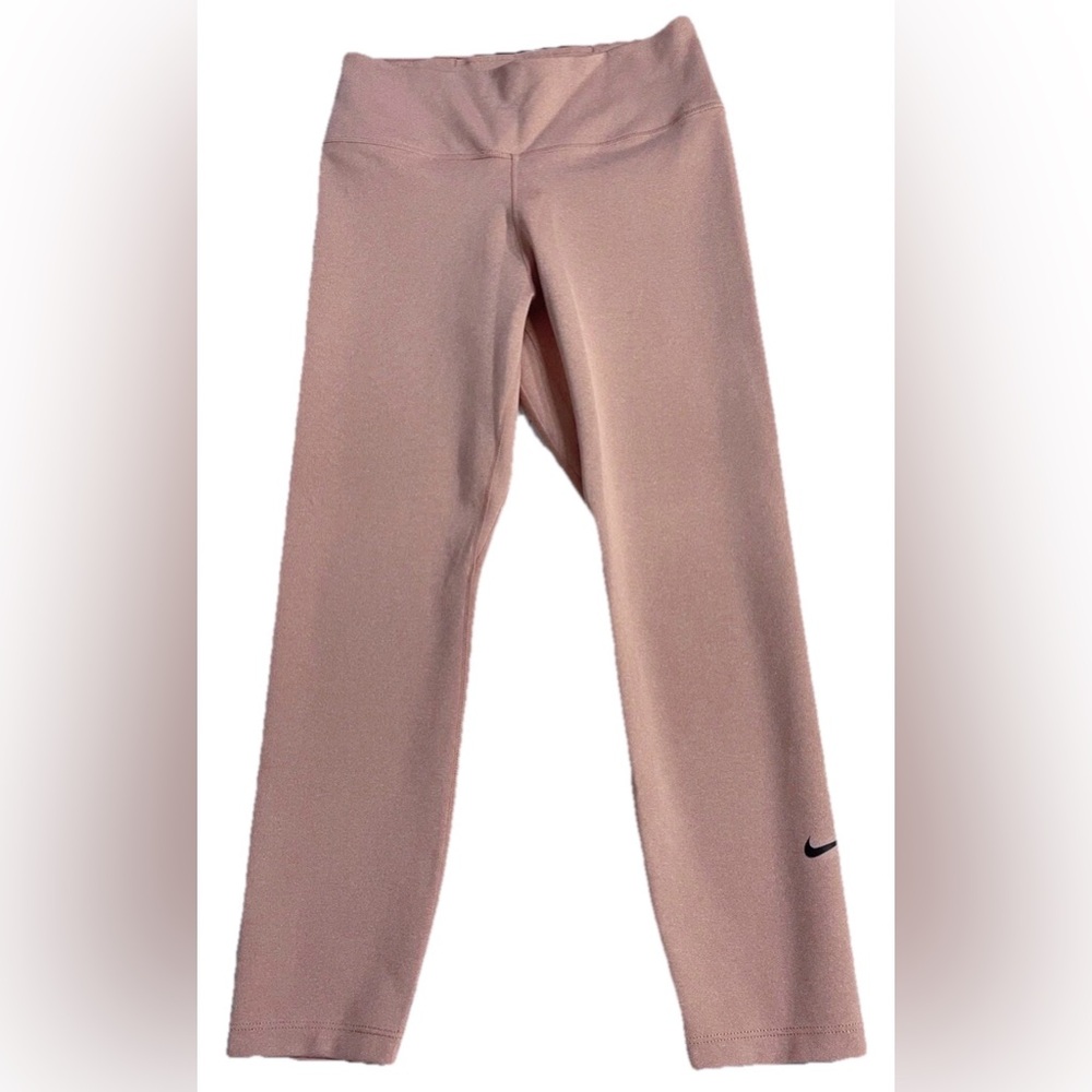 Nike Dri-Fit Crop Leggings Pink/Peach/Muave Women’s S Capri Yoga Pants